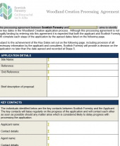 Template Woodland Creation Processing Agreement